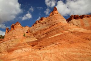 Bunte Felsen entlang des Weges zum Zebra Canyon im Grand Staircase Escalante